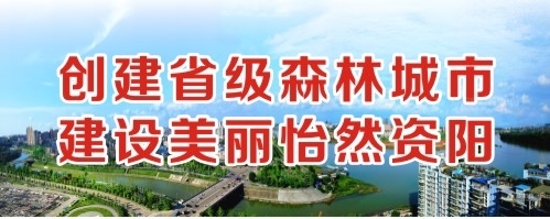 艹骚货逼创建省级森林城市 建设美丽怡然资阳